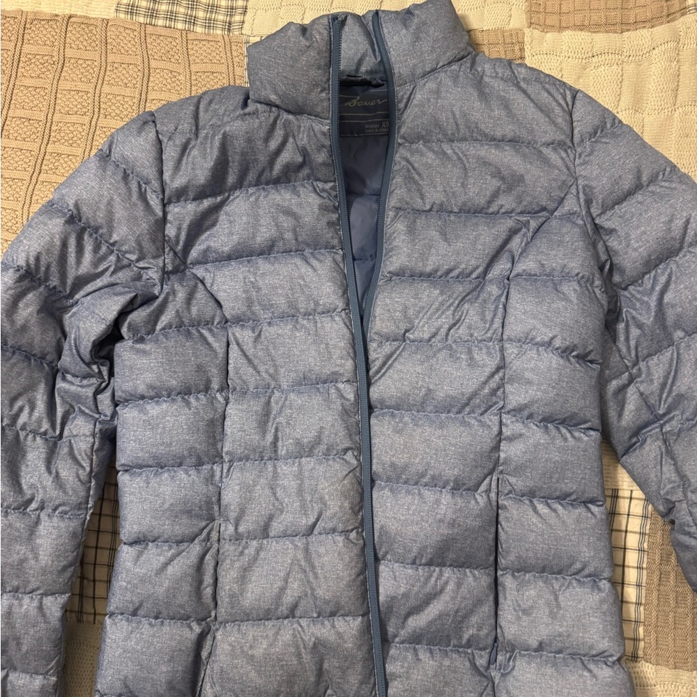 Eddie Bauer Blue Puffer Jacket